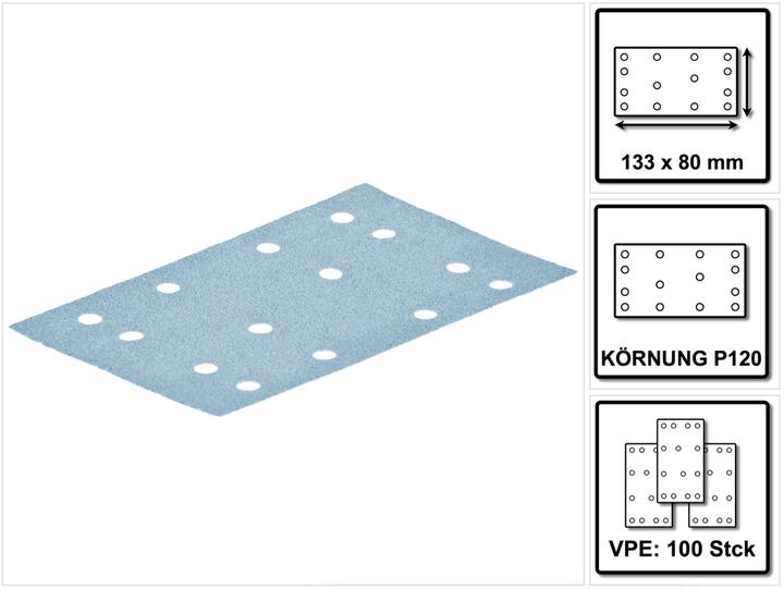Actual product image Festool Sanding arch garnet (120)