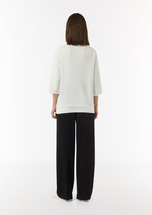 Actual product image Comma T-Shirt Strukturiertes Shirt mit Fledermausärmeln (44)