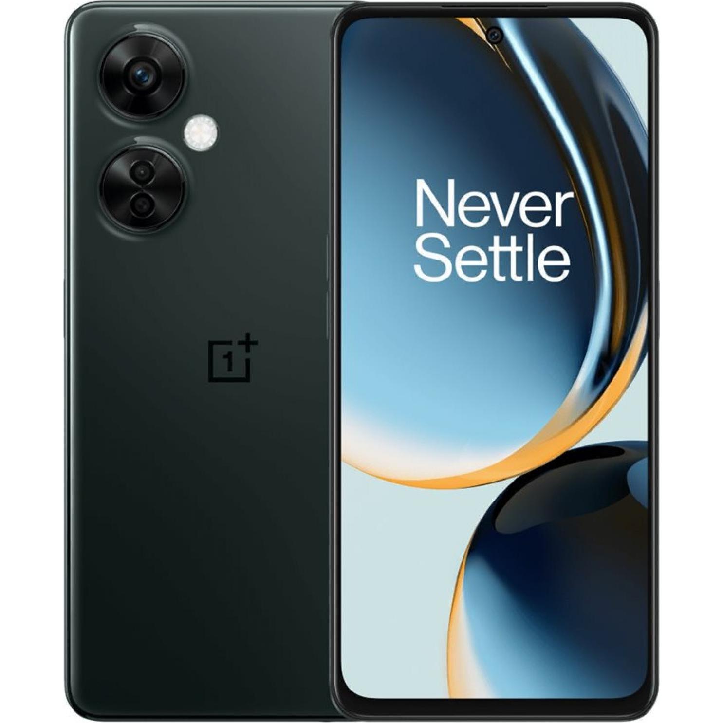 OnePlus Nord CE 3 Lite (128 GB, Chromatic Gray, 6.70", Hybrid Dual SIM, 108 Mpx, 5G), Smartphone, Grau