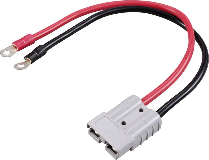 Produktbild Tru Components Hochstrom Batteriesteckverbinder auf M6-Ringöse TC-12195688 Schwarz, Rot TRU CO (Solarstecker)