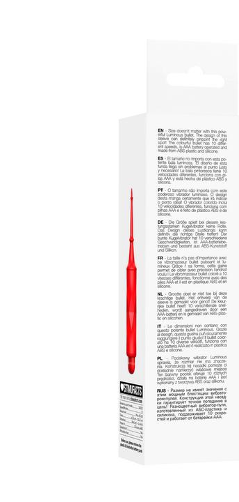 Immagine prodotto Luminous Circe - ABS Bullet With Sleeve - 10-Speeds