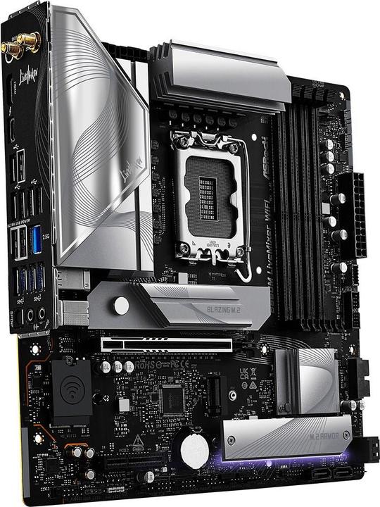 Productafbeelding AsRock B860M LiveMixer WiFi DDR5 Intel S kleinhandel (LGA 1851, Intel B860, mATX)