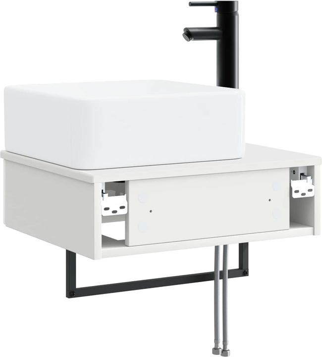 Actual product image vidaXL Wandmontiertes Waschbecken (410 mm, 500 mm)