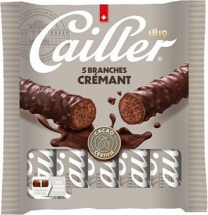 Produktbild Cailler Branches Schokoladenriegel Crémant S 5 Stücke (115 g)