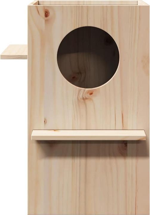Actual product image VidaXL Cat house 43x43x60 cm solid pine wood (Cat)