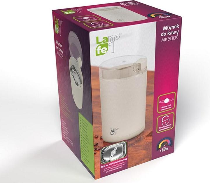 Productafbeelding Lafe Koffiemolen MKB-005 Wit Ivoor