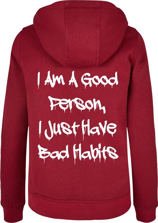 Produktbild Merchcode Ladies Bad Habits Basic Hoody - 112765 (M)