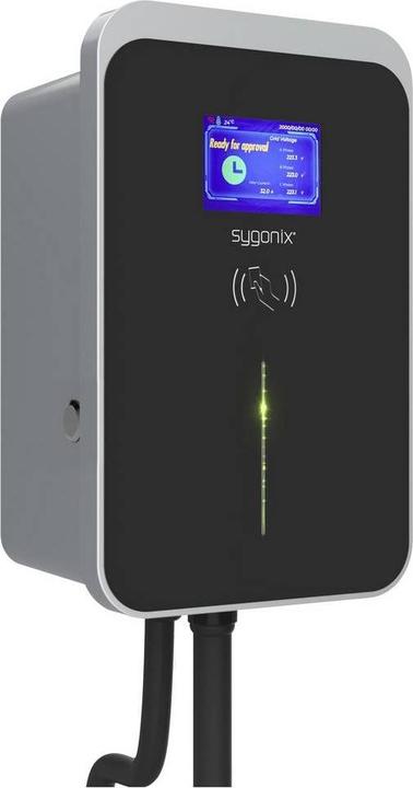Immagine prodotto Sygonix Wallbox Typ 2 Mode 3 32 A 22 kW App, WiFi, RFID (Tipo 2, 22 kW, 32 A, Cablato fisso)