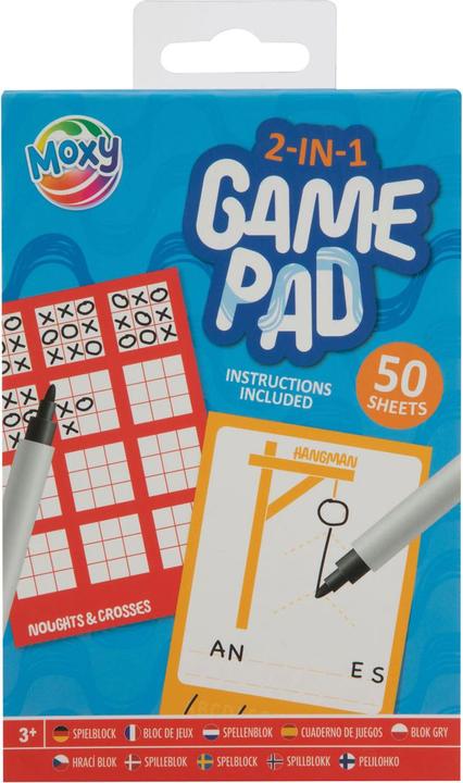 Grafix Blocco giochi 2in1 A6, 50 fogli (A6, Nessuna, Copertina morbida)