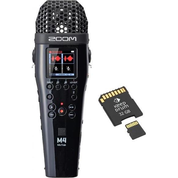 Zoom M4 MicTrak 4-Kanal Audio Recorder mit SD-Karte (Mehrspurrecorder), Audiorecorder
