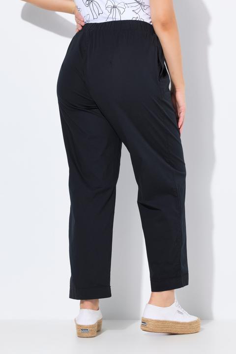 Produktbild Ulla Popken 7/8-Chinohose Ruby, Elastikbund, weites, gerades Bein (62)