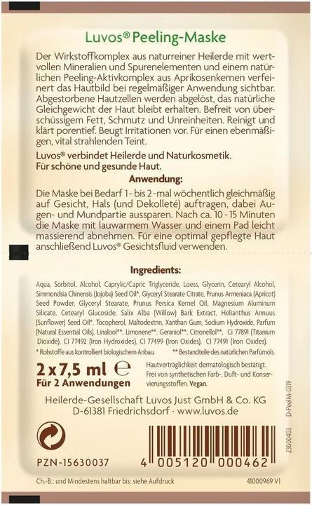 Immagine prodotto Luvos Peeling (15 ml)