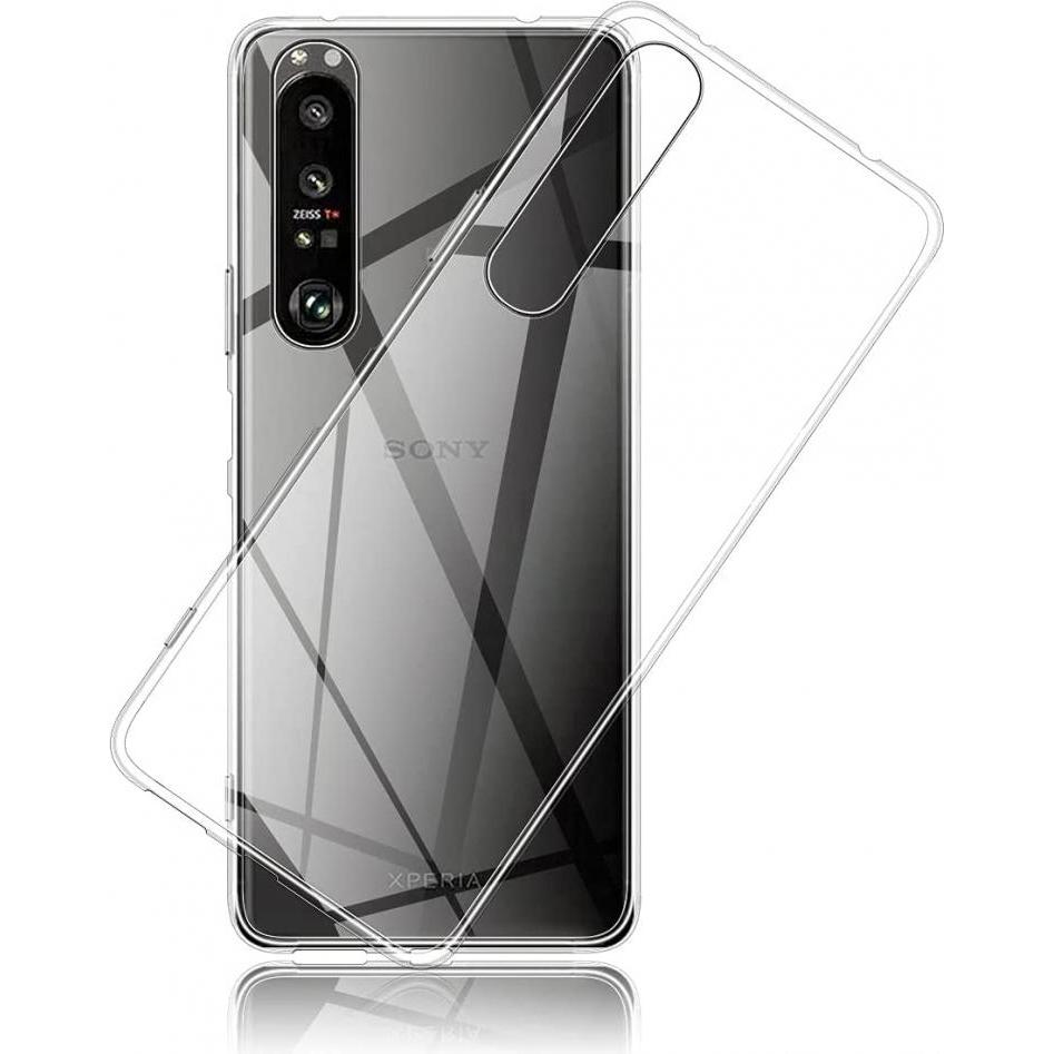 Screenguard Sony Xperia 1 III Flexible TPU Clear Case (Sony Xperia 1 III), Smartphone Hülle, Transparent