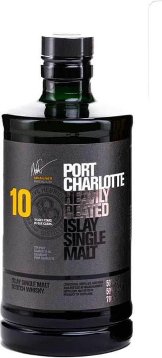 Image du produit Bruichladdich 10 ans Port Charlotte fortement tourbé (Single Malt, Scotch Whisky, 1 x 70 cl)