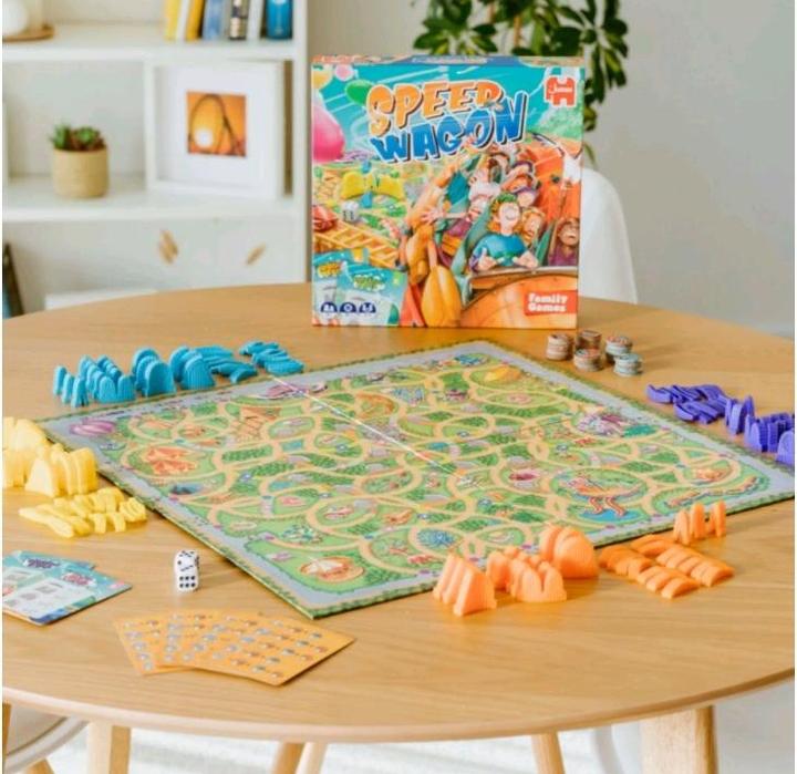 Actual product image Jumbo Speedwagon, d/f/i from 8 years, 2-4 players, exciting roller coaster game (German)