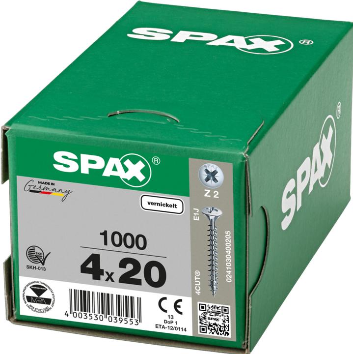 Produktbild Spax Spanplattenschrauben (1000 Schrauben pro Stück)