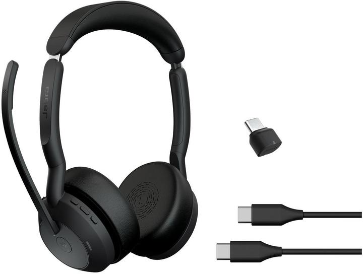 Image du produit Jabra Evolve2 55 (Sans fil, USB-C, Les équipes Microsoft)