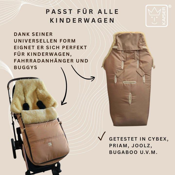Produktbild Kaiser Baby Kaiser Lammfell Fusssack Dublas 2.0, sand