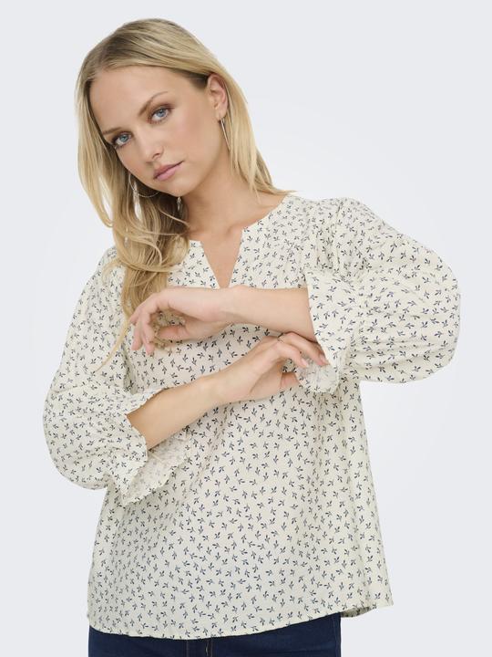 Immagine prodotto JdY Normal geschnitten V-Ausschnitt Glockenärmel Top Top (M)