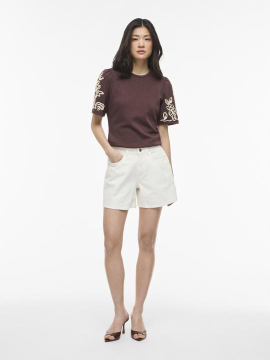 Produktbild Vila VIMIA Rundhals Sweatshirt mit kurzen Ärmeln (M, XS)