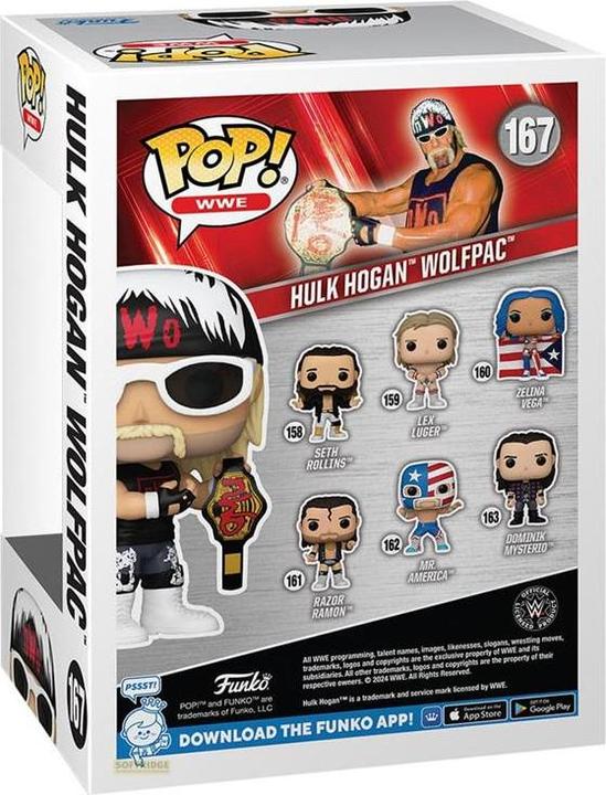 Actual product image Funko WWE Hulk Hogan Wolfpac