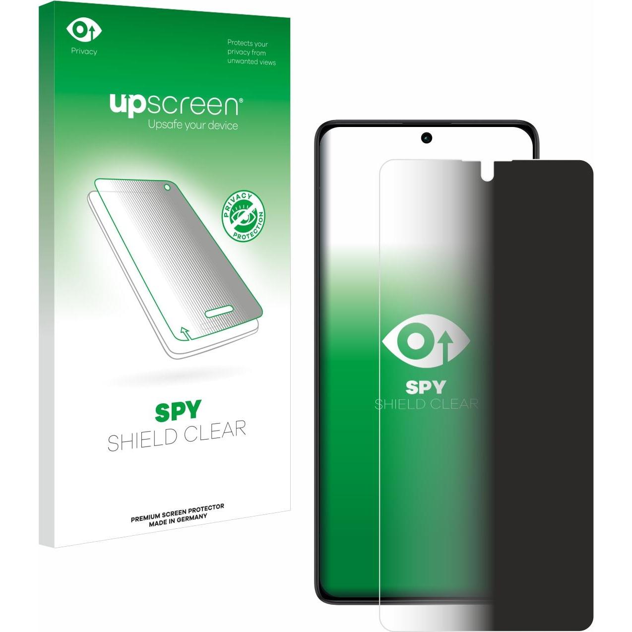 upscreen Spy Shield Blickschutzfolie (1 Stück, Xiaomi Redmi Note 13 5G), Smartphone Schutzfolie, Blau