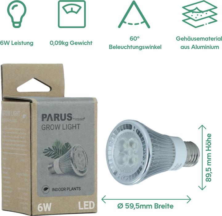 Produktbild Venso Grow Light Standard 6W 60° (LED, 245 V)