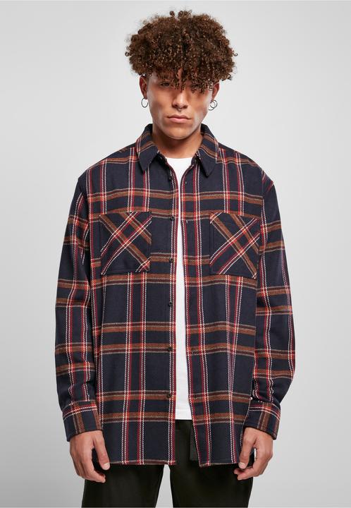 Produktbild Urban Classics Langarmhemd Heavy Long Oversized Checked (S)