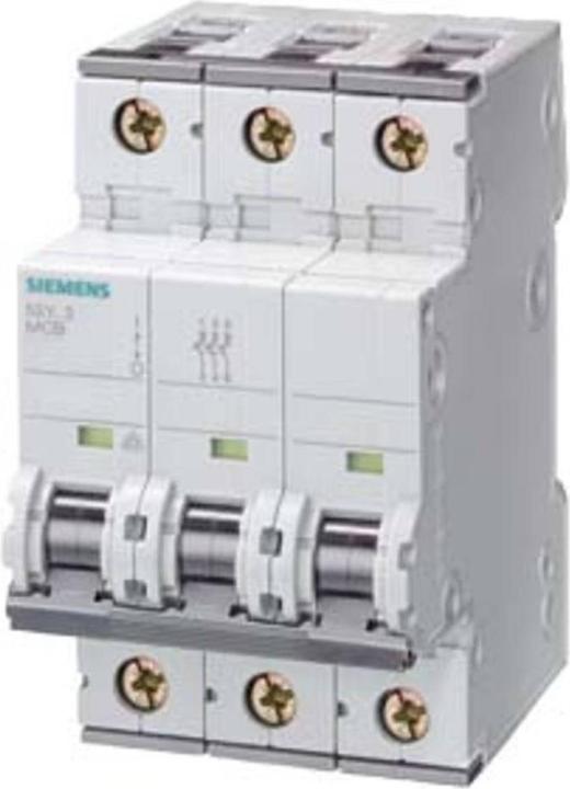 Image du produit Siemens MCB 3 pôles Type B 10kA 10A 400V (10 A)