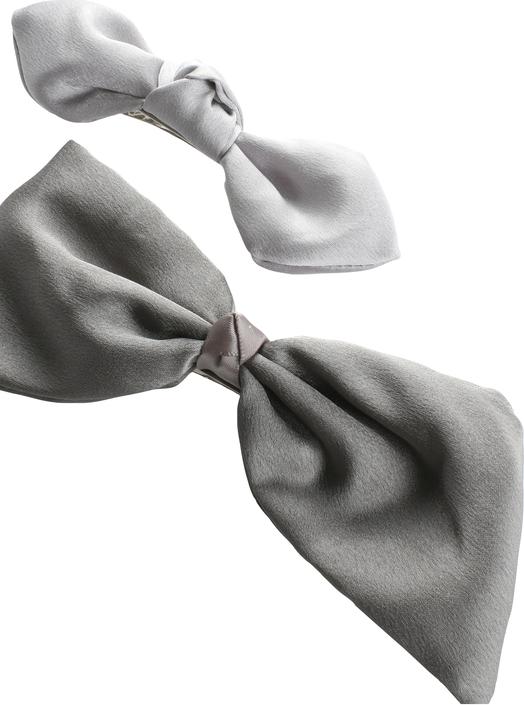 Actual product image Trisa Fashion mesh on French clip grey 2 pcs.