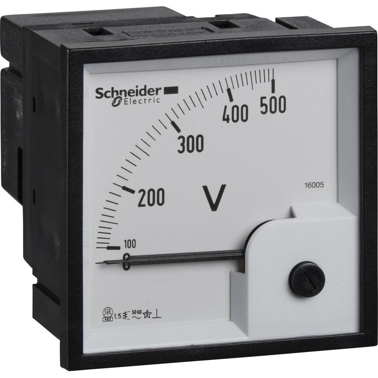 Schneider Electric, Verteilerschrank Zubehör, Voltmeter 0500V