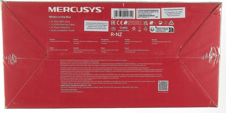 Actual product image Mercusys AX3000 Whole Home Mesh Wi-Fi System