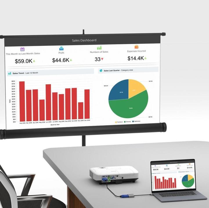 Produktbild Marmitek Adapter Connect USB-C > VGA (USB Typ-C, 15 cm)