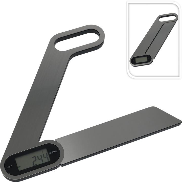 Produktbild Excellent Houseware Professionelle Digitale Küchenwaage Ausklappbar 28cm – Hochpräzise, bis 5kg