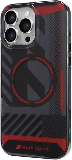 Actual product image Audi IML Sport MagSafe iPhone 16 Pro Max 6.9" czarny/black hardcase AUS-IMLMIP16PM-RSQ/D2-BK (Apple iPhone 16 Pro Max)