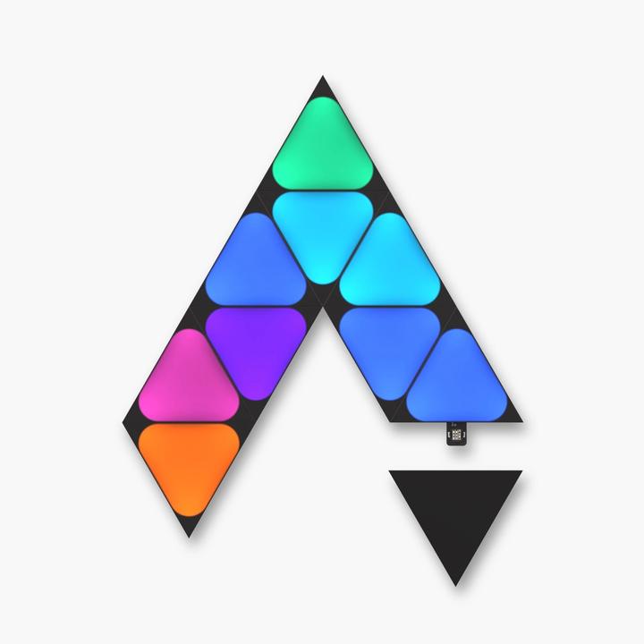 Actual product image Nanoleaf Shapes black mini Triangles exp. Pack 10 pk