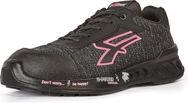 Actual product image Upower Shoes Michelle Grey Fuchsia Low Number (S1P, 35)