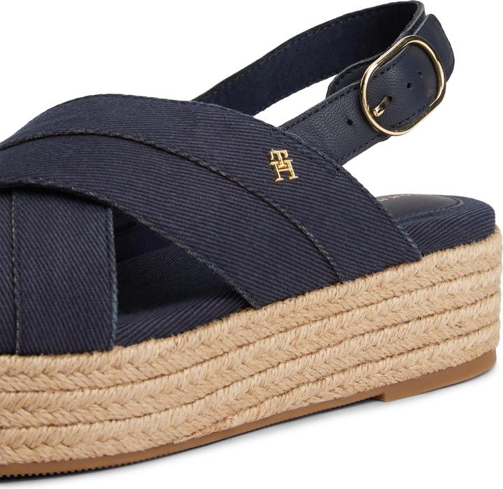 Actual product image Tommy Hilfiger Denim Platform Wedge Espadrilles (39)