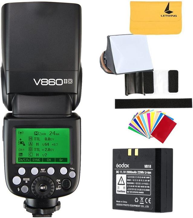 Produktbild Godox V860II Olympus Panasonic (Aufsteckblitz, Panasonic, Olympus)