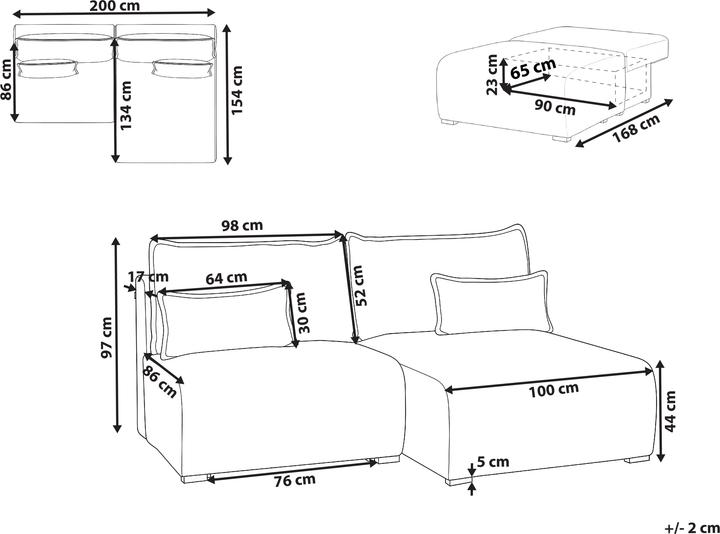 Produktbild Beliani Nerbo (Ecksofa)