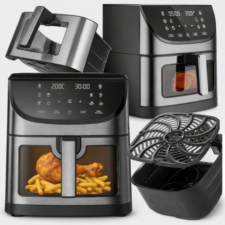 Productafbeelding Extralink AIR FRYER HEISSLUFTFRITTEUSE 8L 1800W 200 GRAD