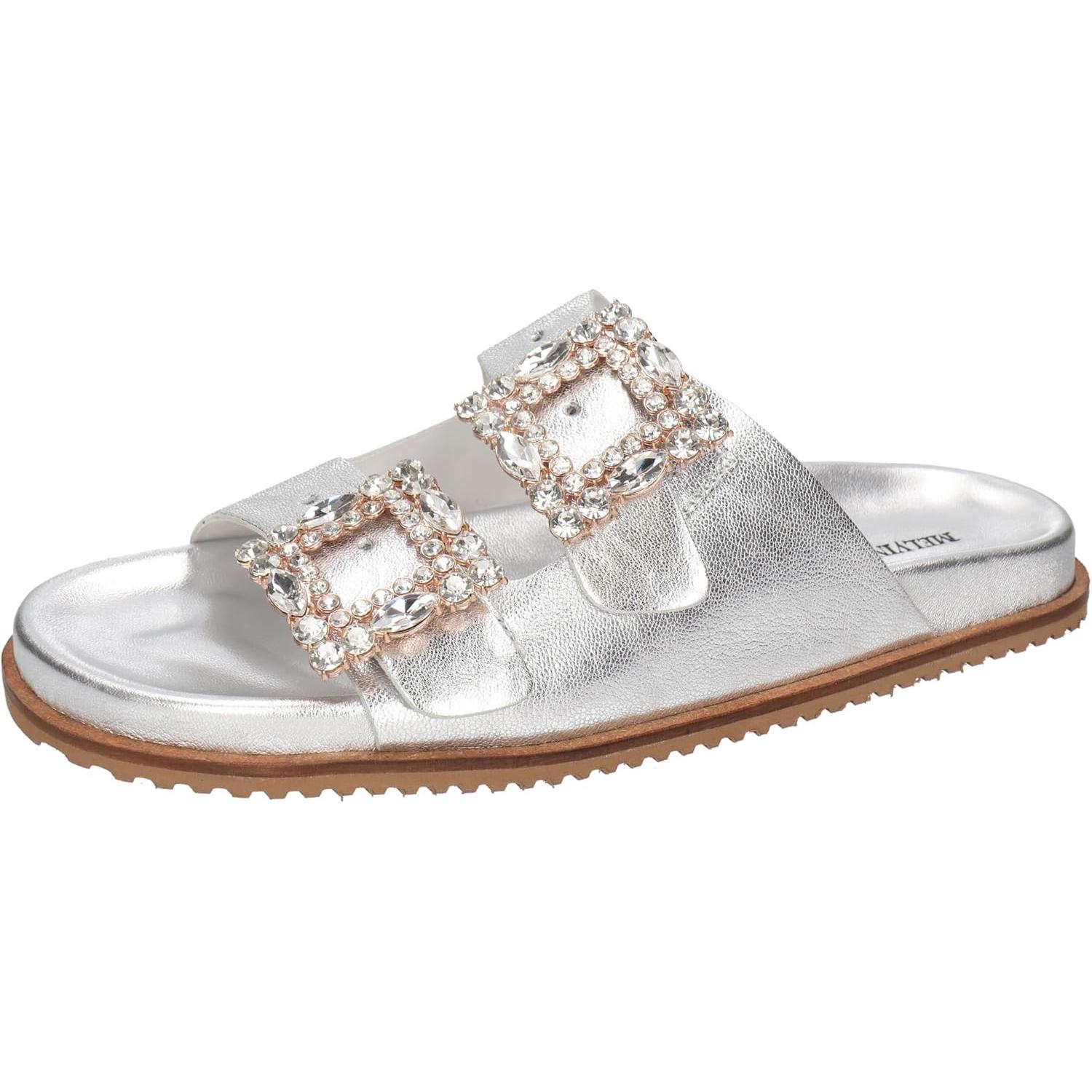 Melvin & Hamilton, Donne, Pantofole, Pantofole Eve 1, Argento, (36)