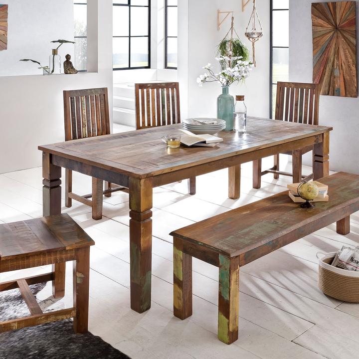 Produktbild FineBuy Esstisch Mango Braun (120 x 76 cm)