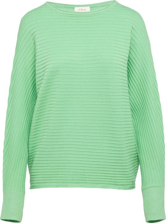Produktbild s.Oliver Strickpullover Weicher Strickpullover aus Viskosemix mit Fledermausärmeln (34)