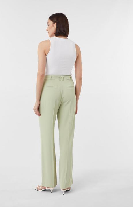 Image du produit Comma Hose Fliessende Wide-Leg-Hose mit Bindegürtel (48)