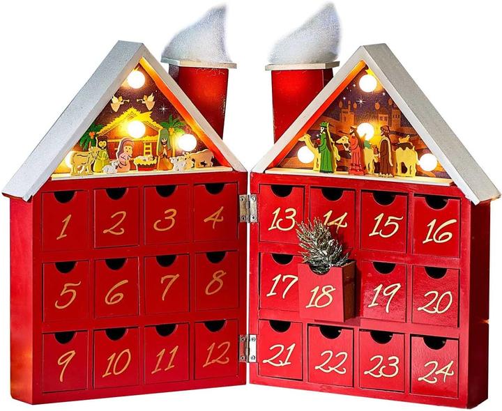 Actual product image Hac 24 Befüllbarer Adventskalender mit Spieluhr