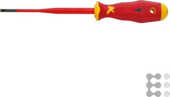 Produktbild Klauke Schlitz-Schraubendreher KL10010035ISLIM 100mm 3,5x0,6mm Schlitz-Schraubendreher 4012078856317 (Schlitz)
