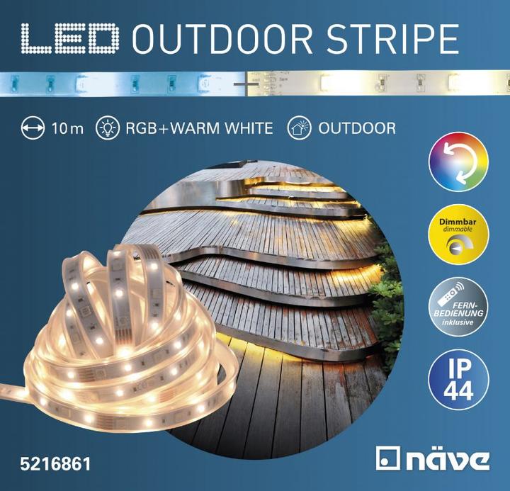 Actual product image Näve LED Stripe 10m RGBW Outdoor (1000 cm, Indoor)
