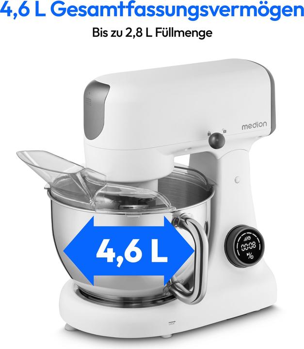 Actual product image Medion Digitale Küchenmaschine MD12600 (4.60 l, 800 W)