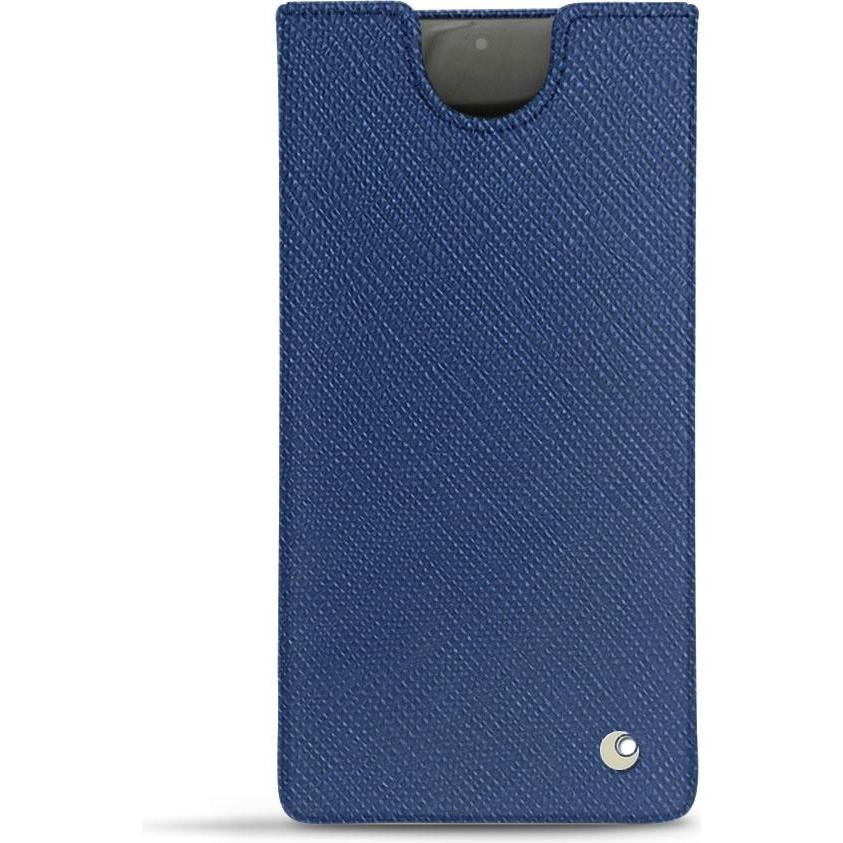 Noreve Lederschutzhülle (Samsung Galaxy Note 10+), Smartphone Hülle, Blau